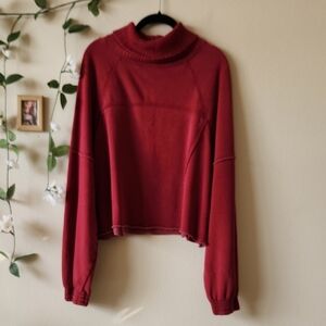 Aerie - Like New Cherry Tart New Heights Turtle Neck - M